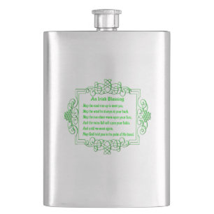 Irish Blessing Flask Heupfles