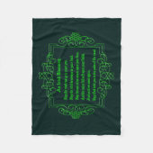 Irish Blessing Fleece Blanket Deken (Voorkant)