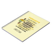 Irish Blessing for Goddochter Teen of Child Named Notitieboek (Linkerzijde)