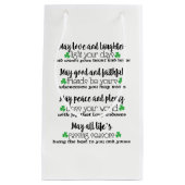Irish Blessing Gift Bag Klein Cadeauzakje (Voorkant)