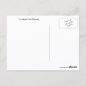 Irish Blessing Gouden Tarwevelden Briefkaart (Achterkant)