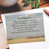 Irish Blessing Gouden Tarwevelden Briefkaart