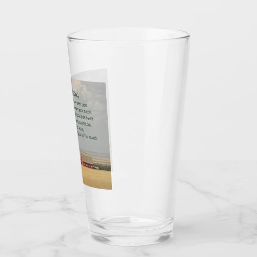 Irish Blessing Gouden Tarwevelden Glas (Links)