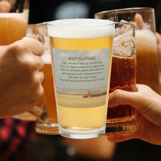 Irish Blessing Gouden Tarwevelden Glas