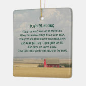 Irish Blessing Gouden Tarwevelden Keramisch Ornament (Links)