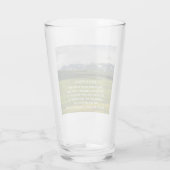 Irish Blessing Green Valley Foto Glas (Achterkant)