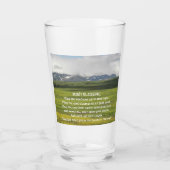 Irish Blessing Green Valley Foto Glas (Voorkant)