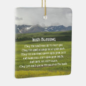 Irish Blessing Green Valley Foto Keramisch Ornament (Rechts)