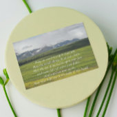 Irish Blessing Green Valley Photo Blank Kaart