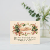  Irish Blessing, Hands and Shamrocks Briefkaart (Staand voorkant)