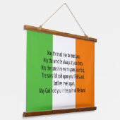 Irish Blessing Hangend Wandkleed (Gebogen)