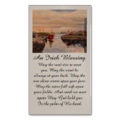 Irish Blessing Heartfelt Condolences with Reds Magnetisch Visitekaartje (Voorkant Verticaal)