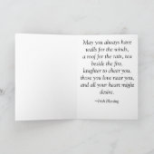 Irish Blessing Housewarming - Kaart (Binnen)