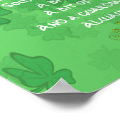 Irish Blessing - Iemand naar liefde Poster (Hoek)