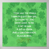 Irish Blessing - Iemand naar liefde Poster (Voorkant)