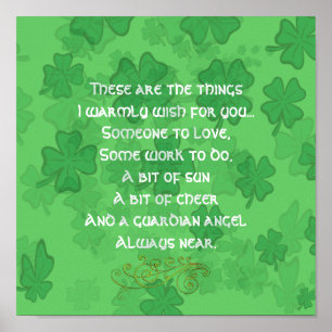 Irish Blessing - Iemand naar liefde Poster