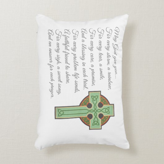 Irish Blessing II Decoratief Kussen (Voorkant(Verticaal))