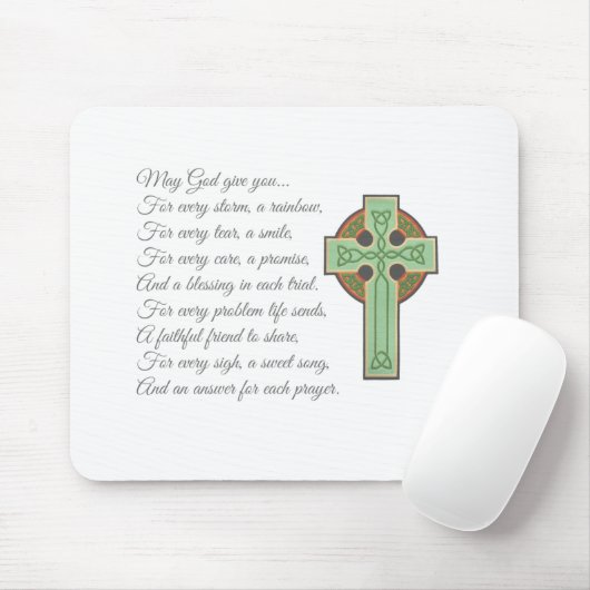 Irish Blessing II Muismat (Met muis)