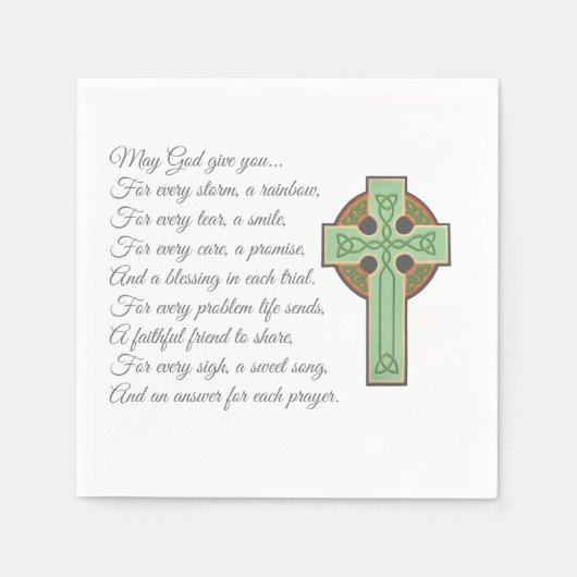 Irish Blessing II Servetten (Voorkant)