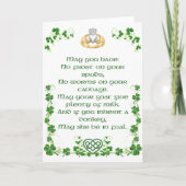 Irish Blessing Kaart uit Ierland Optie 5 (Voorkant)