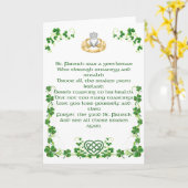 Irish Blessing Kaart uit Ierland Optie 8 (Gele Bloem)