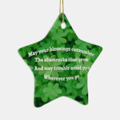 Irish Blessing Keramisch Ornament (Rechts)