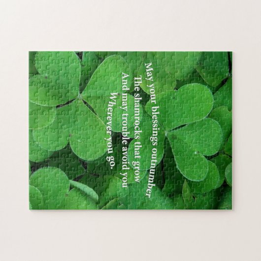 Irish Blessing Legpuzzel (Horizontaal)