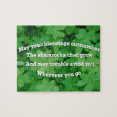 Irish Blessing Legpuzzel (Horizontaal)