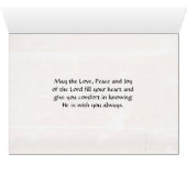 Irish Blessing, Lighthouse Coast of Ireland Card (Binenzijde Horizontaal (Onderkant))
