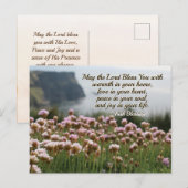 Irish Blessing, Love in Your Heart, Cliffs Ireland Briefkaart (Voorkant / Achterkant)