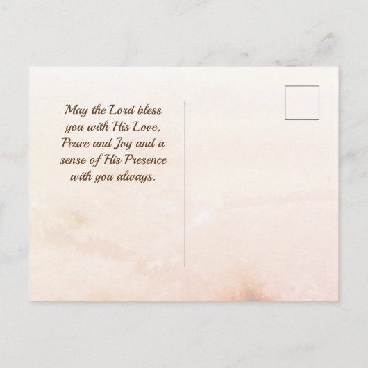 Irish Blessing, Love in Your Heart, Cliffs Ireland Briefkaart (Achterkant)