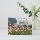 Irish Blessing, Love in Your Heart, Cliffs Ireland Briefkaart (Staand voorkant)