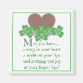Irish Blessing Magneet (Voorkant)