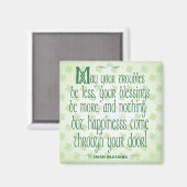 Irish Blessing Magneet (Voorkant / Achterkant)