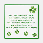 Irish Blessing Magneet (Voorkant)