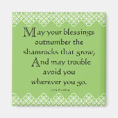 Irish Blessing Magneet (Voorkant)