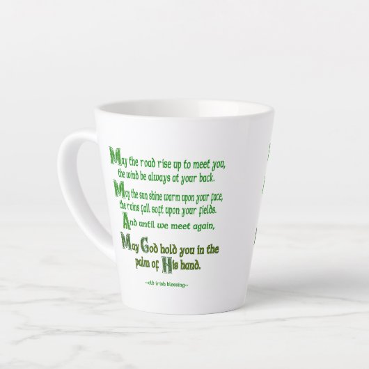 Irish Blessing May the Road Rise to Meet You (Iers Latte Mok (Linkerhoek)