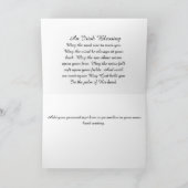 Irish Blessing Memorial Reds Blues Sinaasappels Pr Bedankkaart (Binnen)