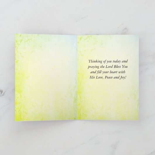 Irish Blessing, Moge de weg omhoog om u te ontmoet Kaart (Binnen)