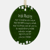Irish Blessing, Moge de weg omhoog om u te ontmoet Keramisch Ornament (Rechts)