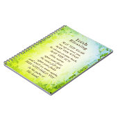 Irish Blessing, Moge de weg omhoog om u te ontmoet Notitieboek (Linkerzijde)