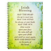 Irish Blessing, Moge de weg omhoog om u te ontmoet Notitieboek (Voorkant)