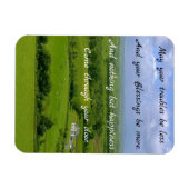 Irish Blessing, Moge je problemen minder worden Magneet (Horizontaal)