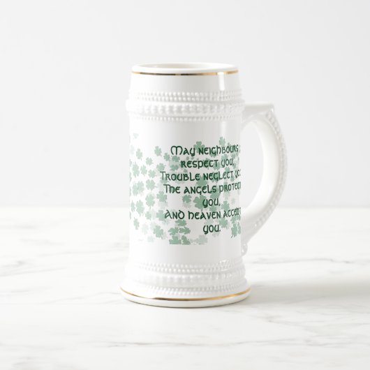 Irish Blessing Mok-May buren respecteren je Bierpul (Voorkant rechts)