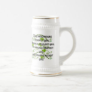 Irish Blessing Mok-May buren respecteren je Bierpul