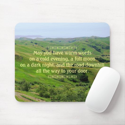 Irish Blessing Mousepad Muismat (Met muis)