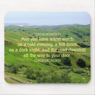 Irish Blessing Mousepad Muismat