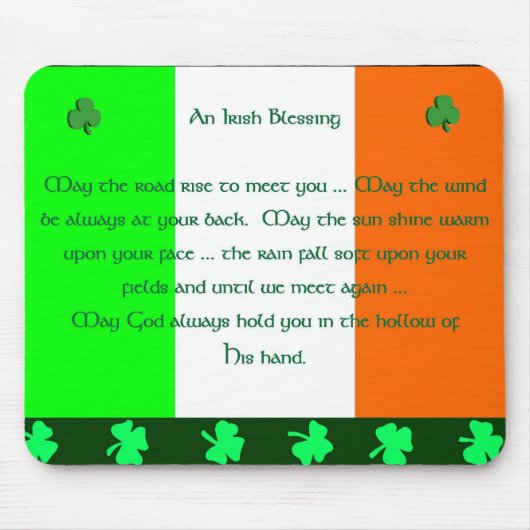 Irish Blessing Muismat (Voorkant)