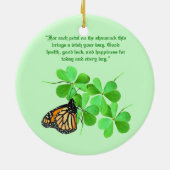 Irish Blessing Ornament (Achterkant)