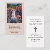 Irish Blessing Paarse Groen Sinaasappel Blauw Gebe Visitekaartje (Voorkant / Achterkant)